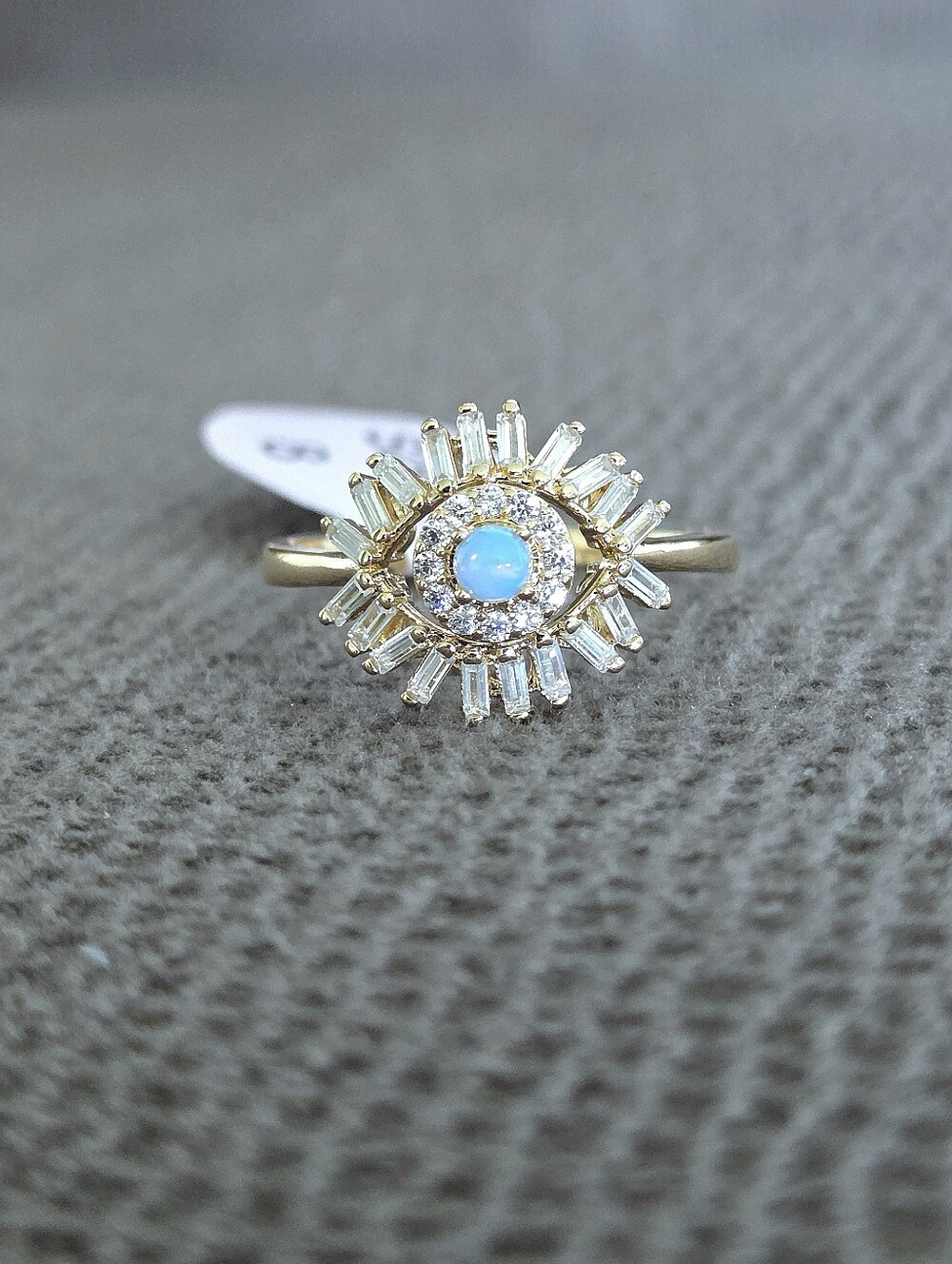 Rachel Zoe Evil Eye🧿 with Eyelashes Ring💍